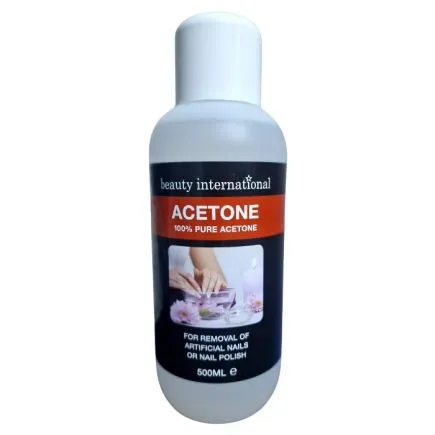 Beauty International Premium 100% Pure Acetone 500ml